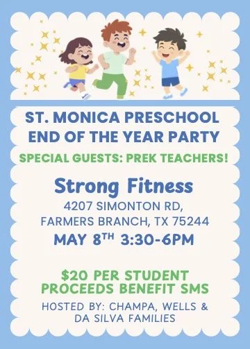 Pre-K Class Party - Strong Fitness - May 8th