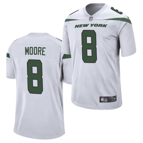 New York Jets #8 Elijah Moore Vapor Limited Jersey White —
