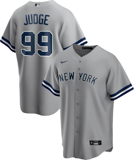 Nike New York Yankees #99 Aaron Judge Cool Base Jersey Grey ...