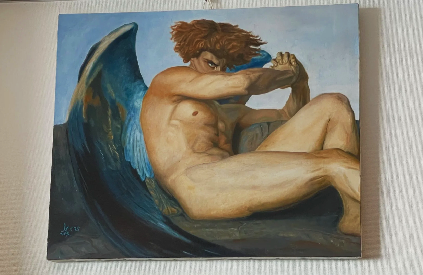 After "Fallen Angel" by Alexandre Cabanel