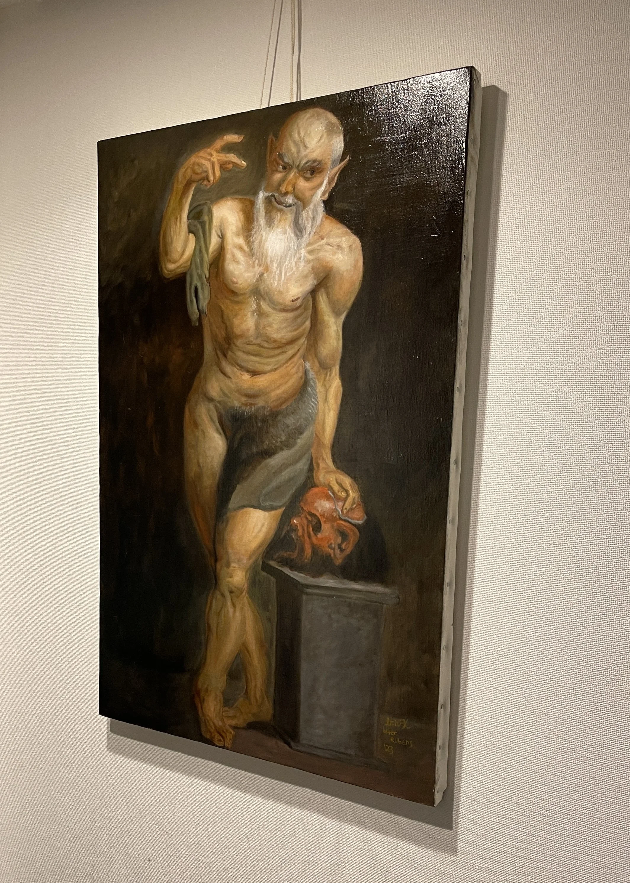 After "Satyr" by Peter Paul Rubens