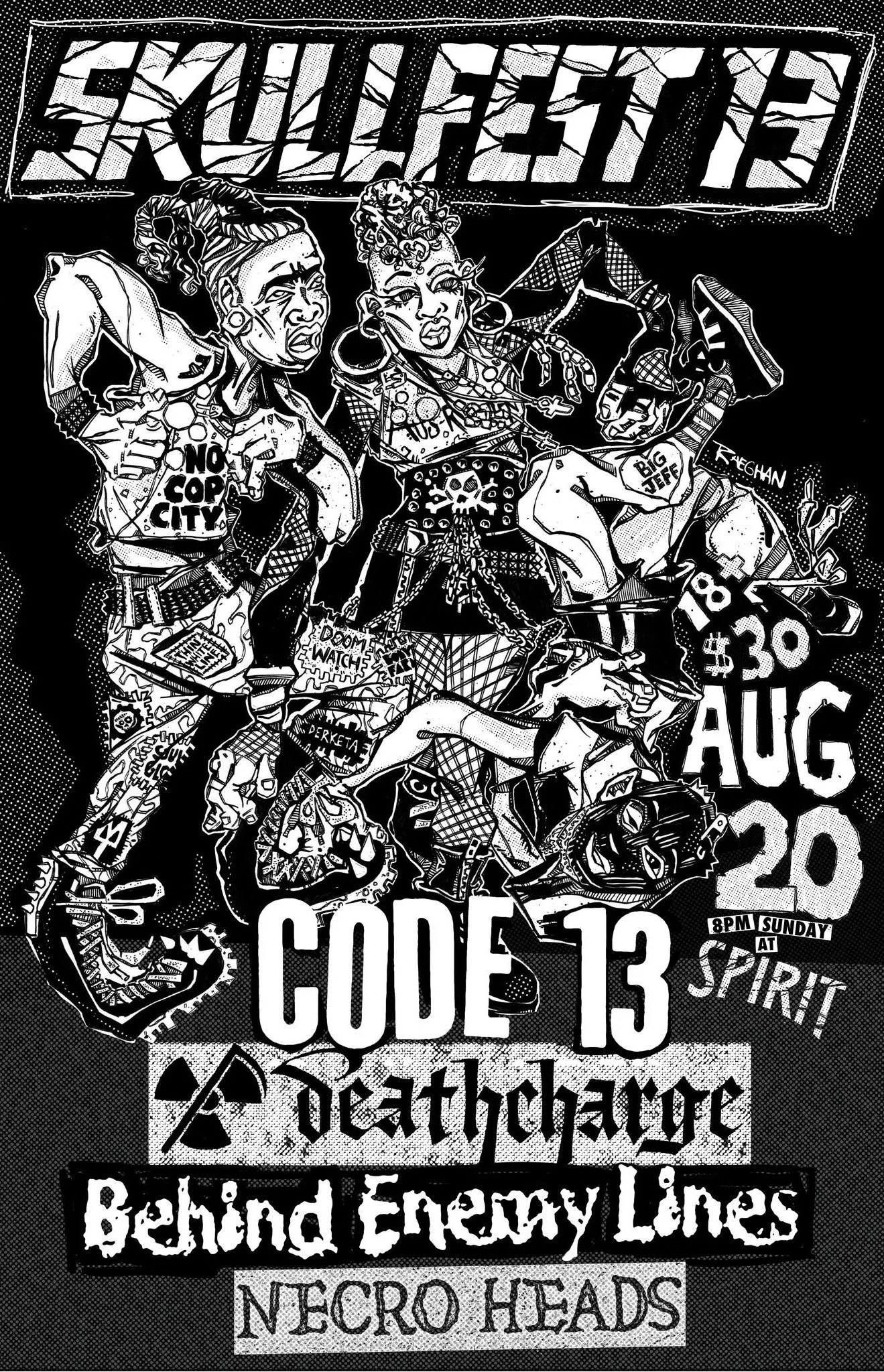 Skullfest 13 Spirit Lodge night show in Pittsburgh, PA