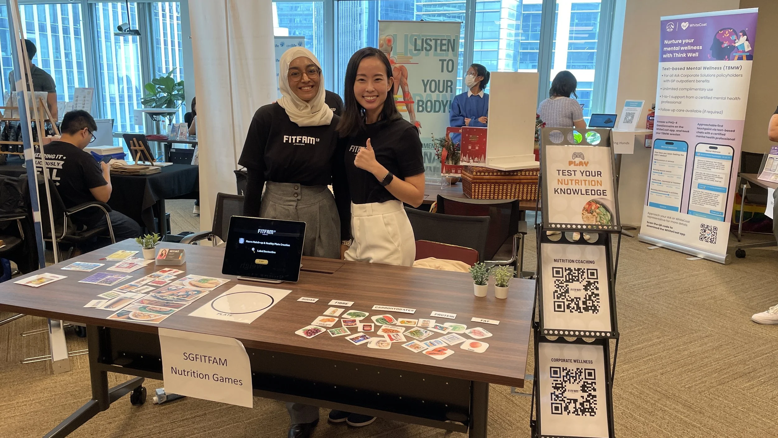 Onsite - iGrow (Morgan Stanley) - Nutrition Booth for a Health Carnival (1Nov2023) (1).JPG