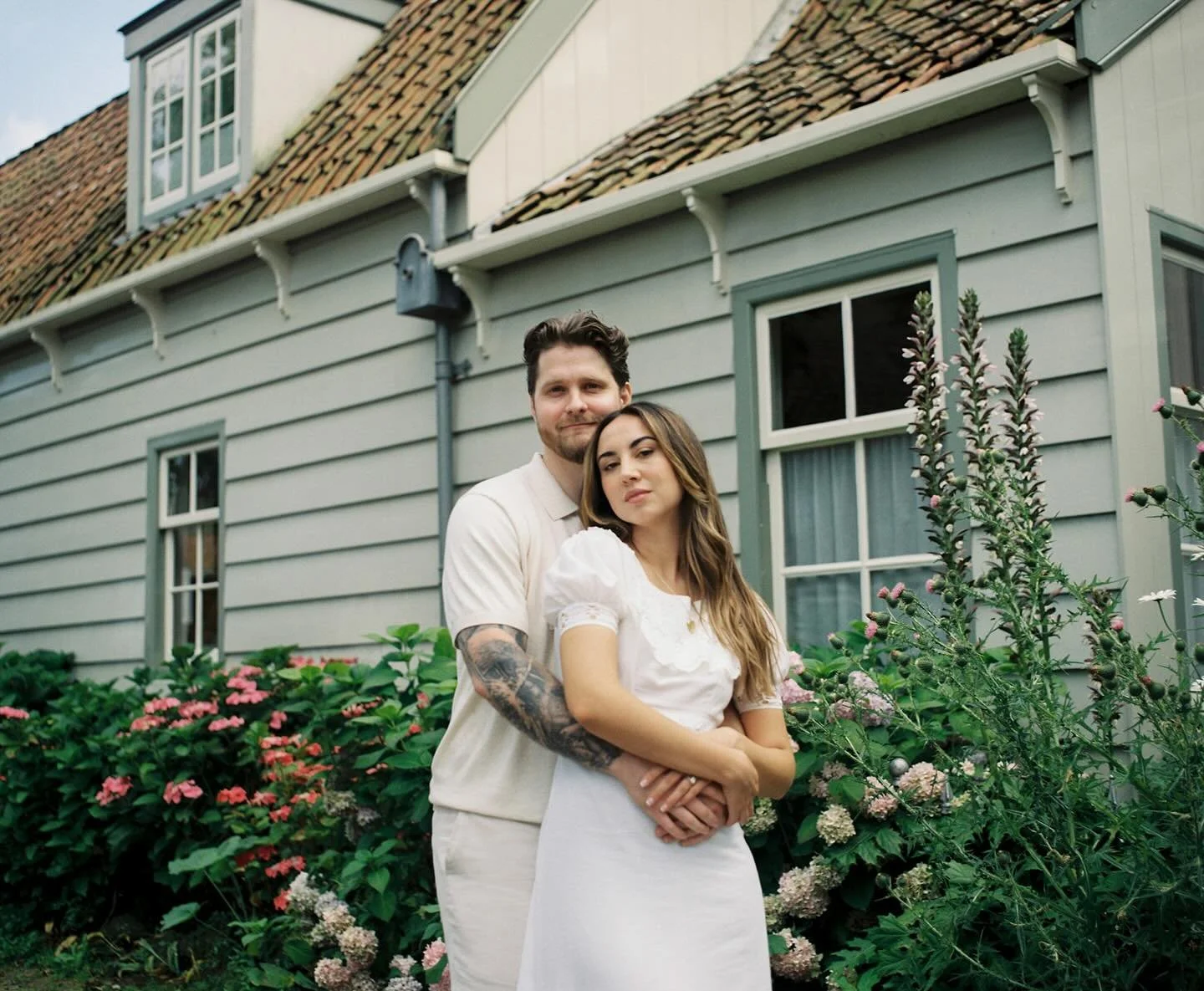 Tara and Alex in Amsterdam, before they were a married couple. #onfilm