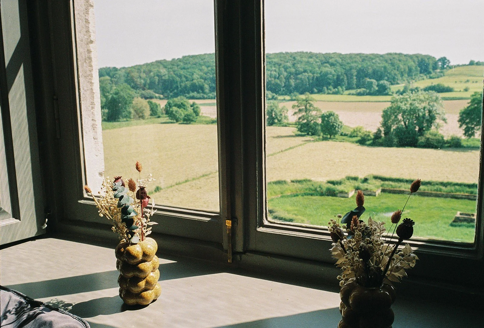 Chateau Neercanne View over Jeker Valley during wedding