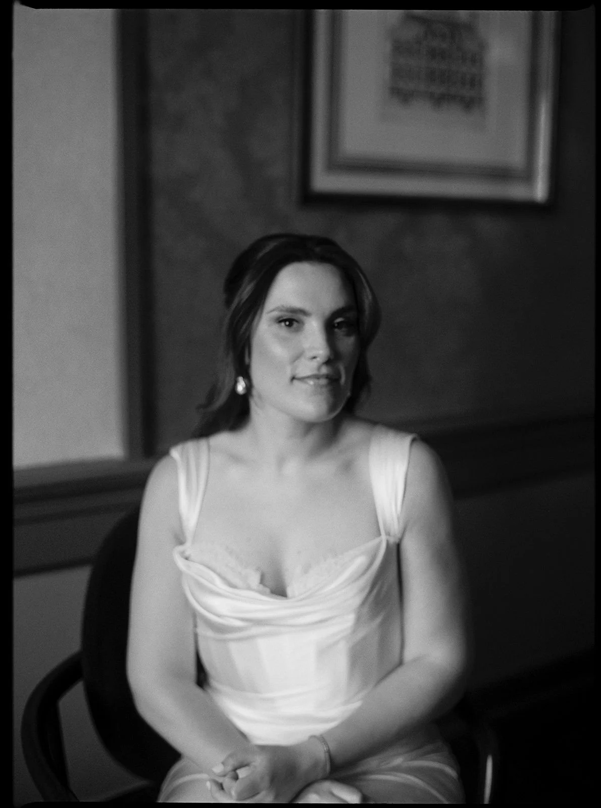 Bride at Chateau Neercanne