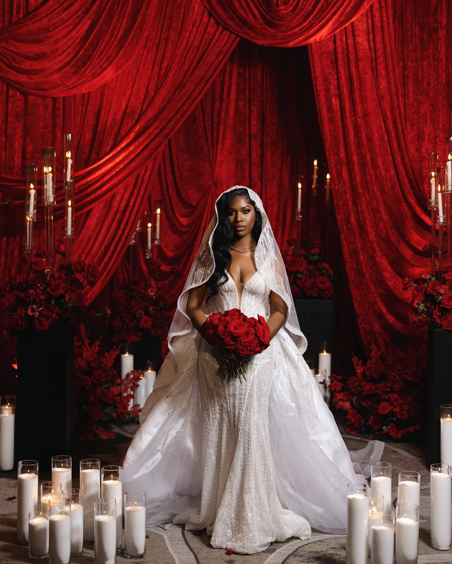 &ldquo;Red is the color of life. It&rsquo;s blood, passion, rage. It&rsquo;s the color of Love!&rdquo; - unknown- 

Congrats and may your passion always be vivid. 

Couple : @tonikabrown_ @2the_most_high 

Wedding Designer &amp; Planner: @eventsbyjua