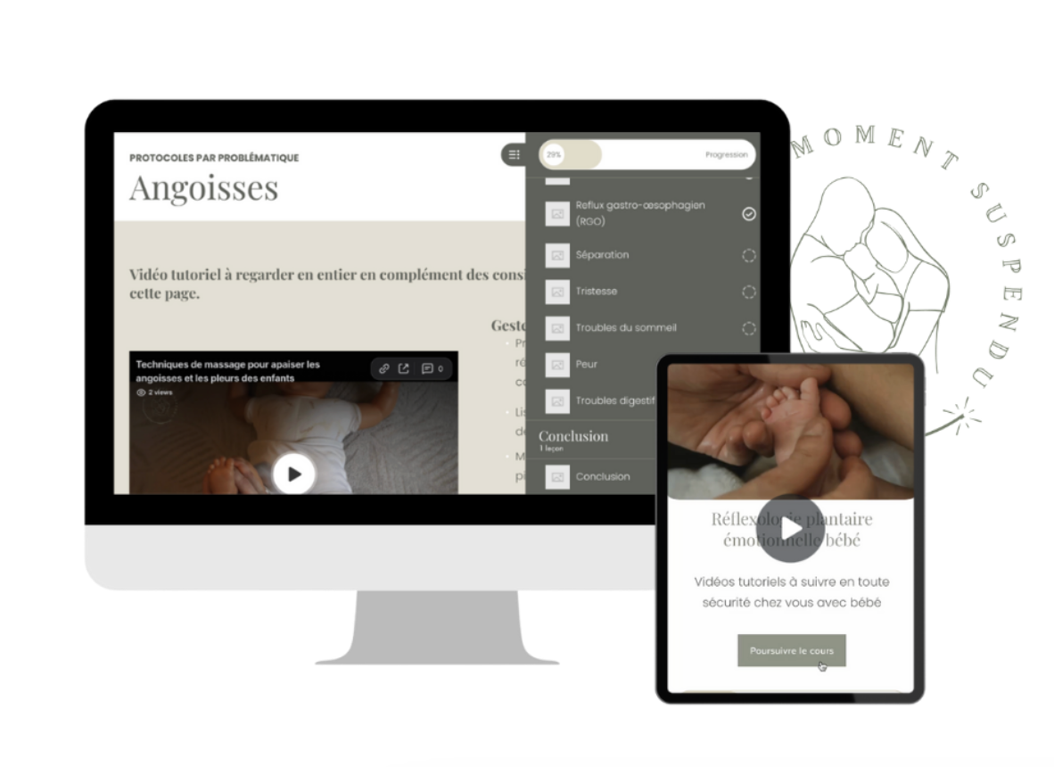 atelier digital formation en ligne reflexologie plantaire bebe