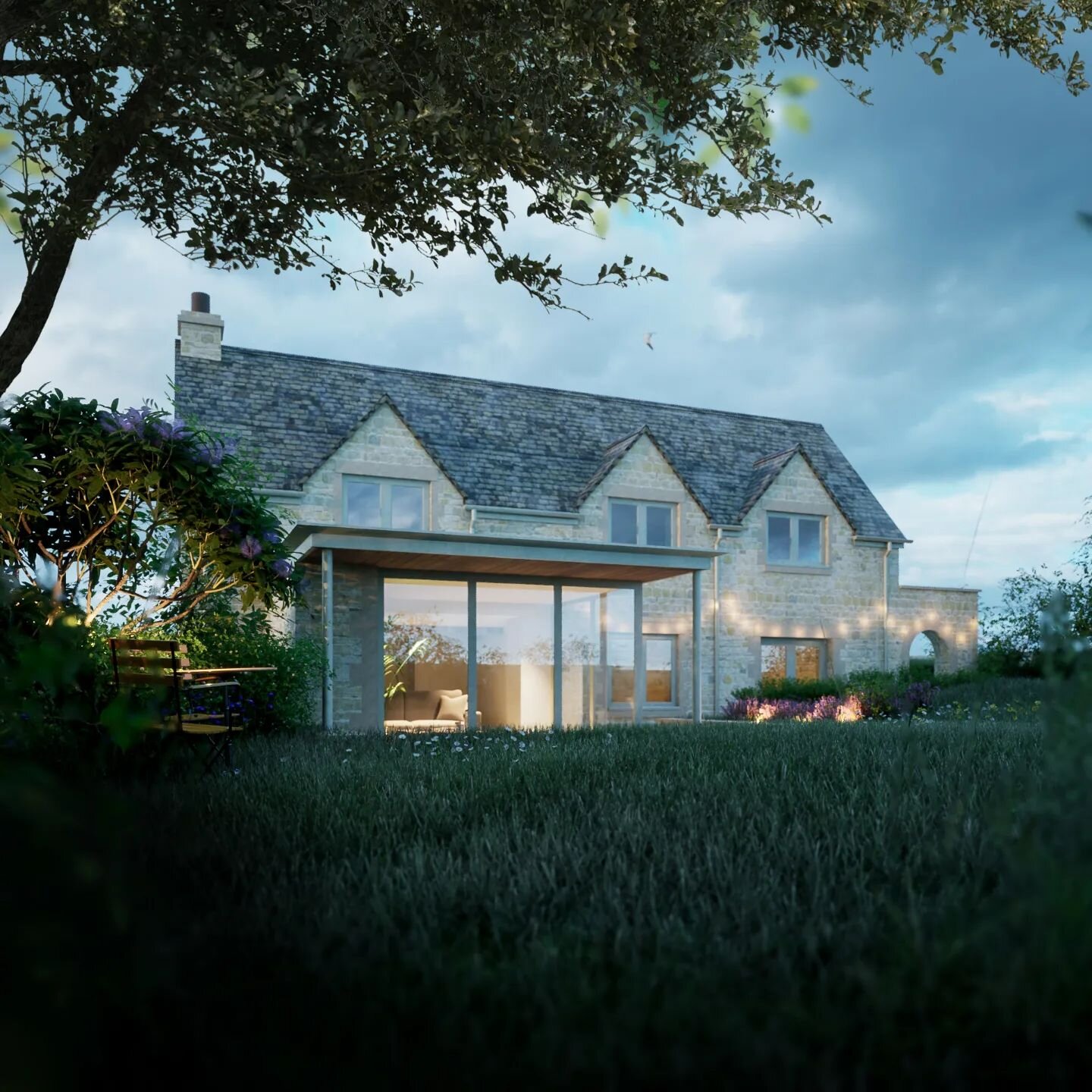 We recently submitted plans for a new contemporary garden room extension for a period property in Chedworth. The extension will replace an existing conservatory and greatly improve the connection between the house and garden.