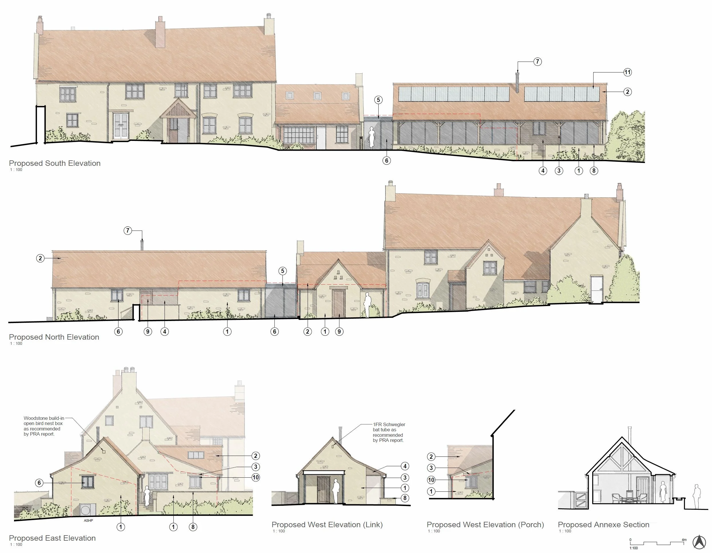Elevation drawings for planning approval