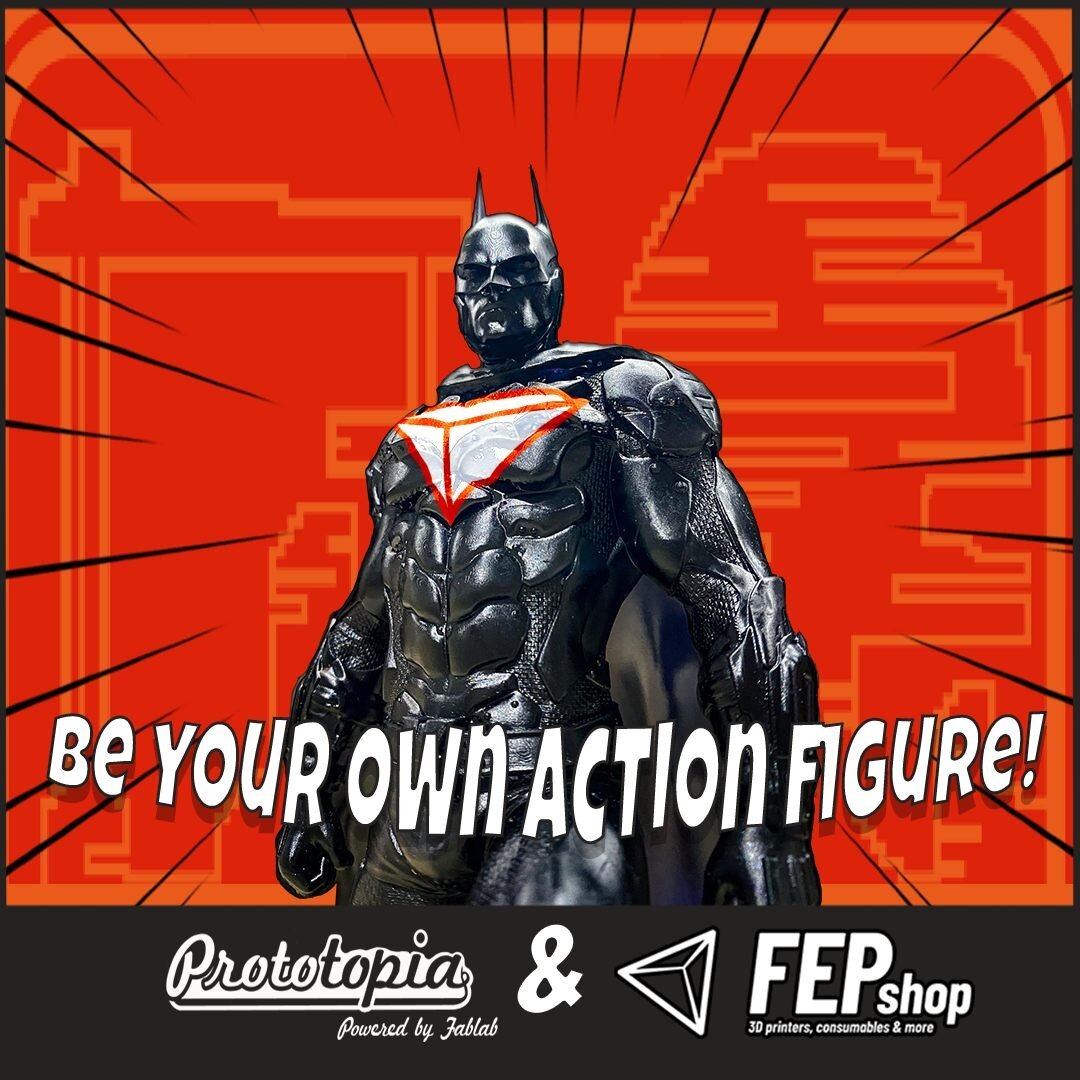 📢 𝗘𝘅𝗰𝗶𝘁𝗶𝗻𝗴 𝗻𝗲𝘄𝘀!! 📢

Competition time: @fepshopcom and Prototopia - powered by Fablab combine forces. Show us your secret power and 𝘄𝗶𝗻 your own personalised action figure!

▪ Design your own action figure;
▪ Make a detailed drawing.