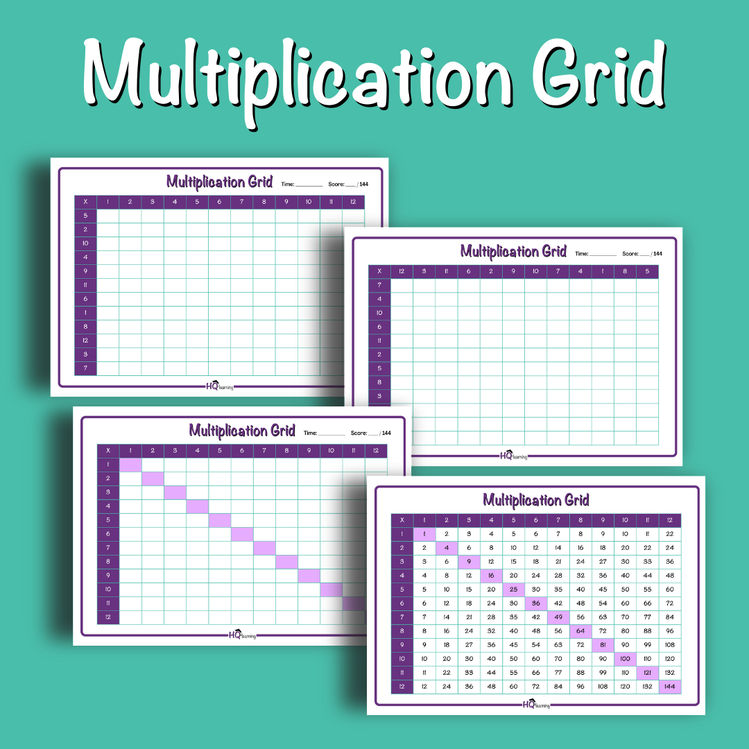 Multiplication Grid — HQ Learning Rugby