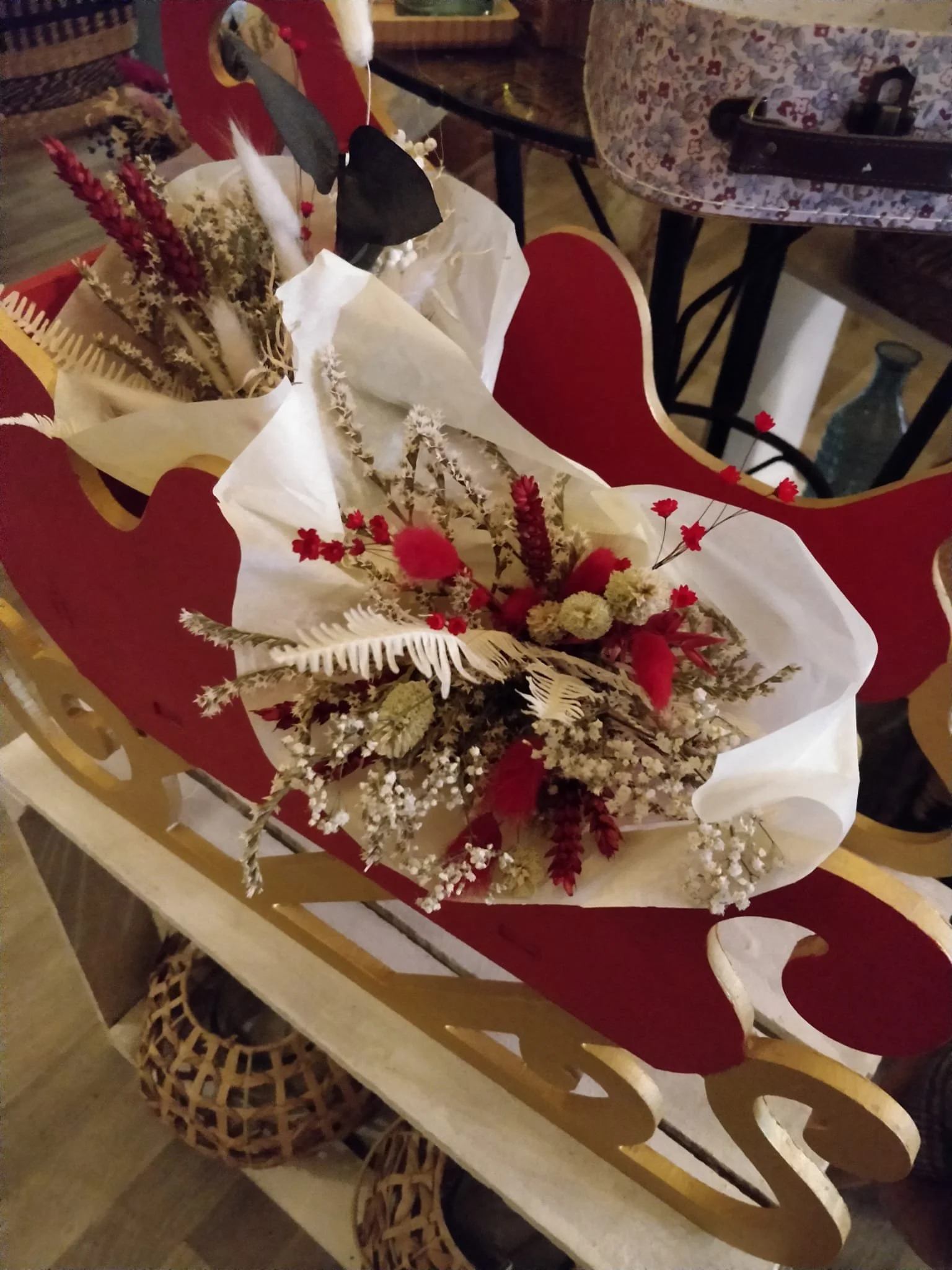 Small dried flower bunch - Christmas