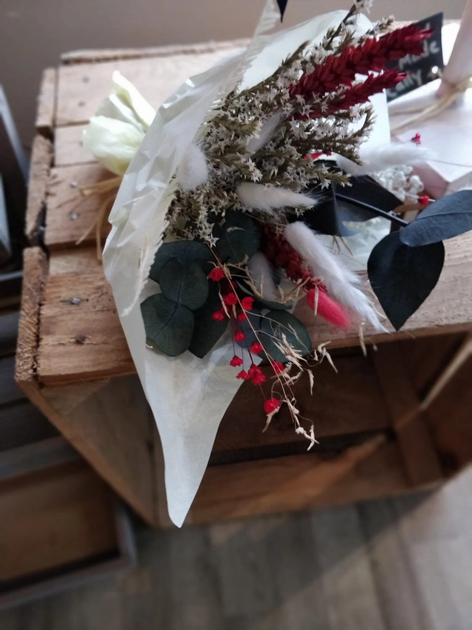 Small dried flower bunch - Christmas