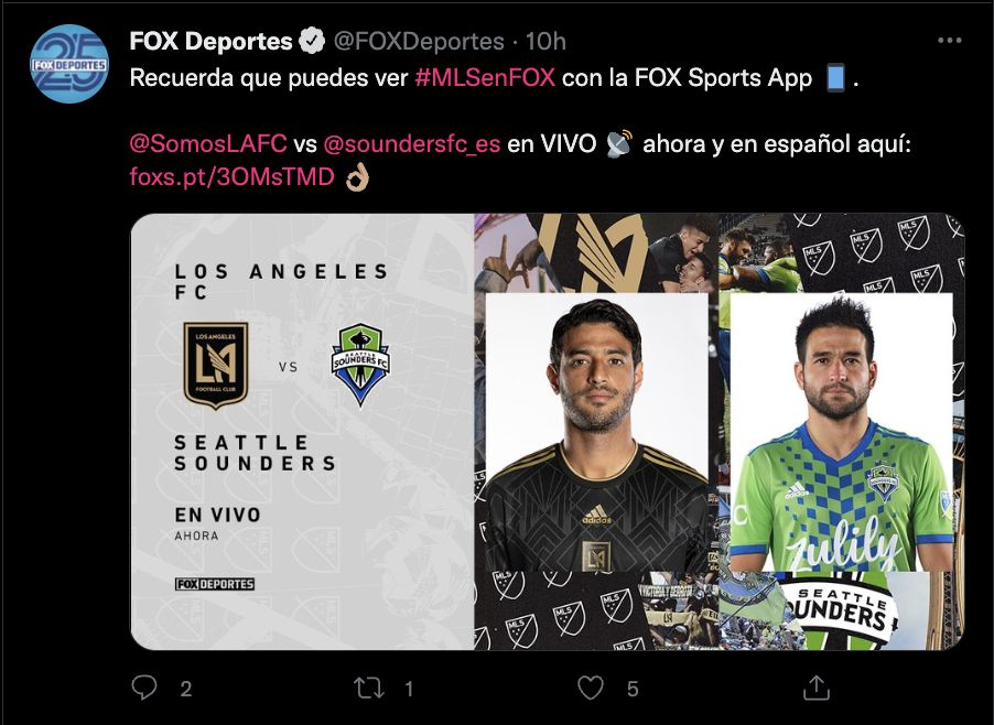 SOCIAL MEDIA FOR FOX DEPORTES