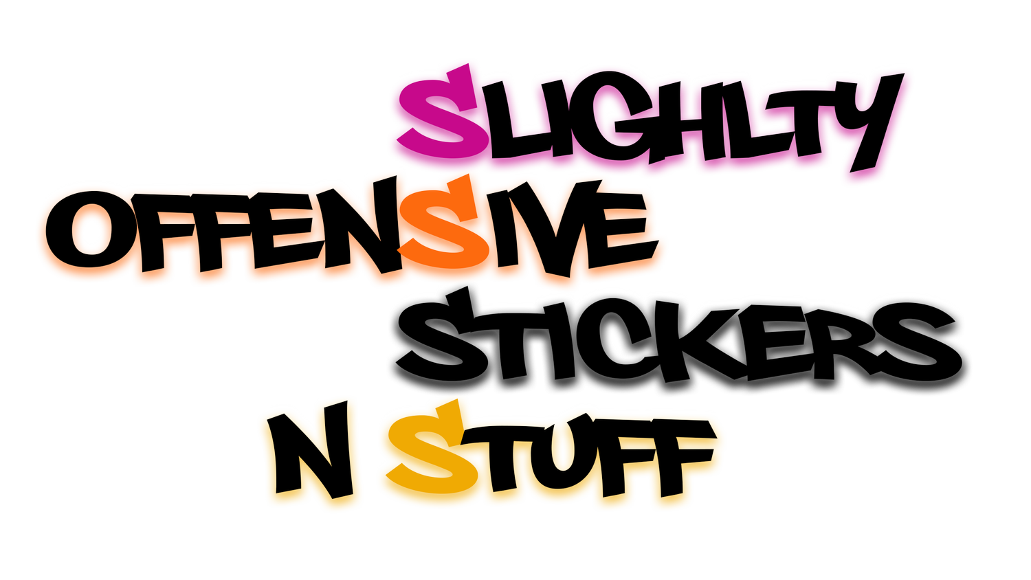 Slightly Offensive Stickers N Stuff