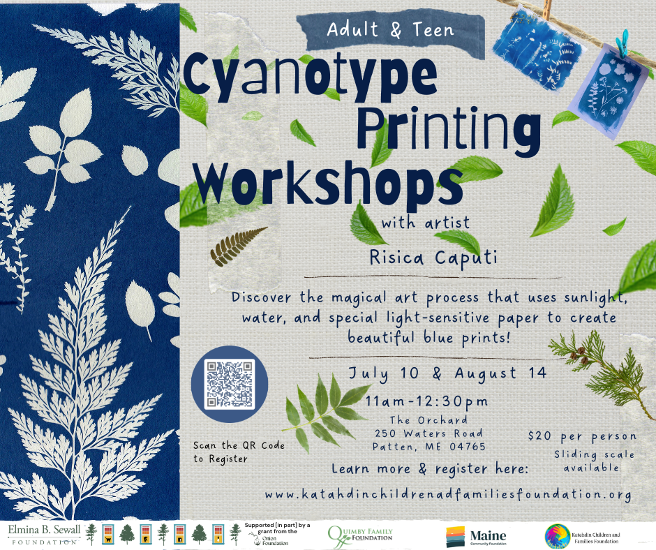 2026 Cyanotype Printing Workshops for Teens and Adults