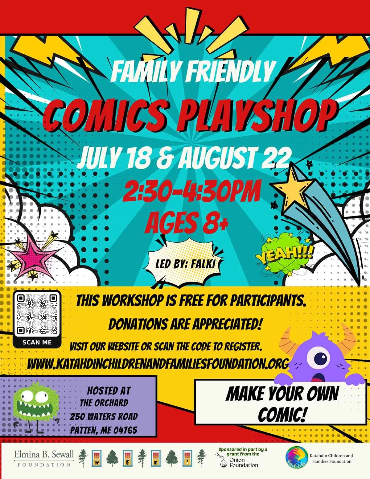 2026 Family-Friendly Comics Playshop