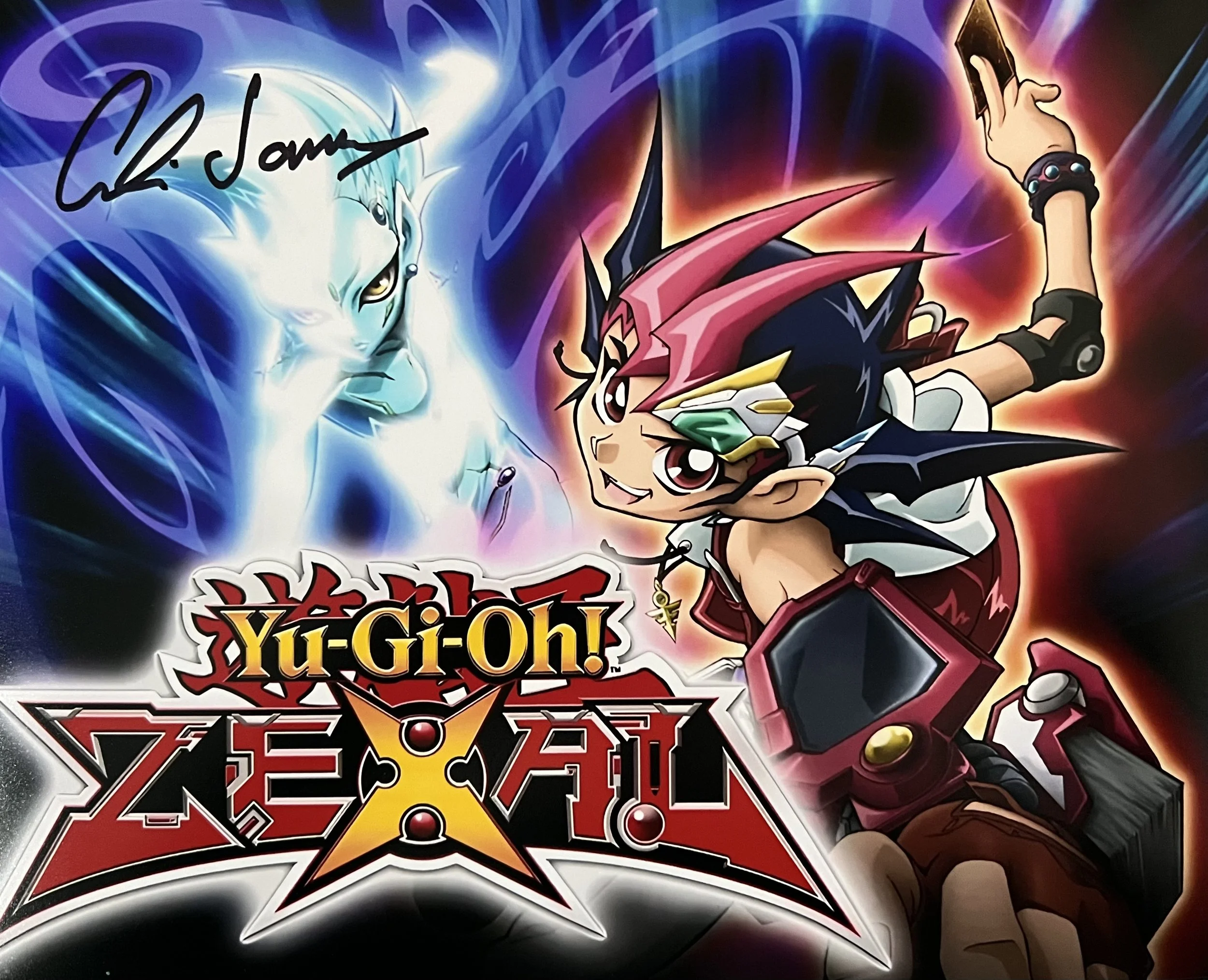 Eli James 10 X 8 Signed Yu-Gi-Oh!