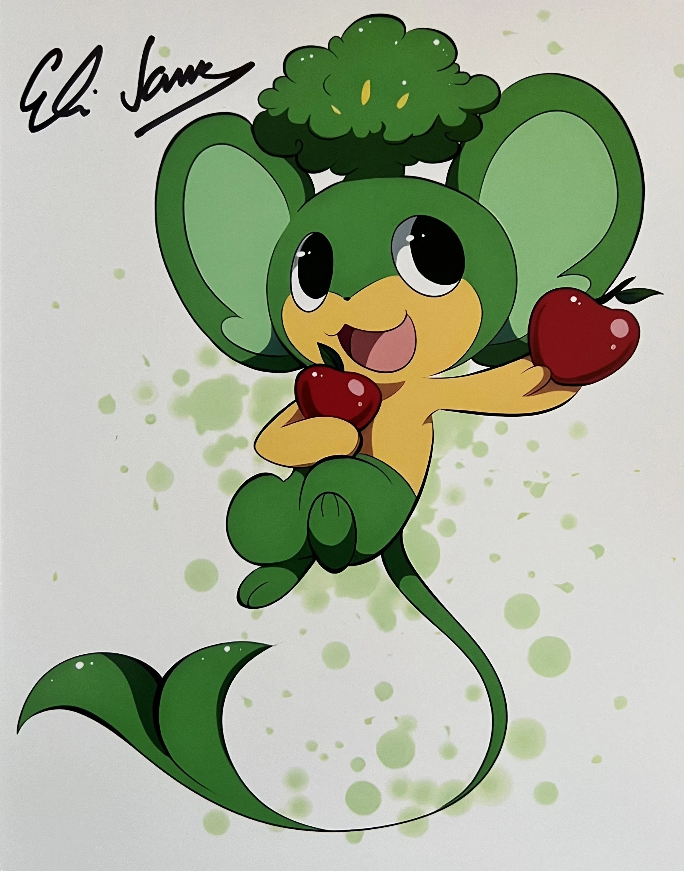 Eli James 10 X 8 Signed Pokémon