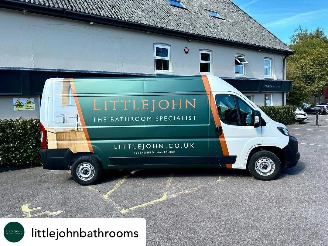 Van livery project complete! 😍

Posted @withregram &bull; @littlejohnbathrooms We love, love, love the newly designed sign writing on our latest delivery van! 
Fantastic work from @hannahreaddesign and expertly wrapped by @vsigns Great job everyone!