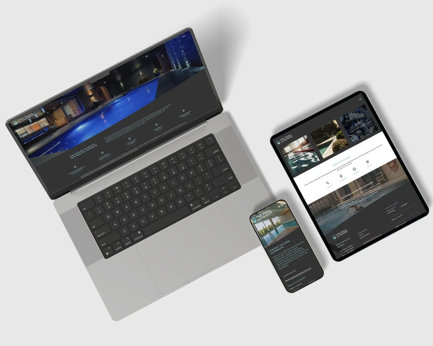 Website Launch!
 So pleased to share the new responsive Squarespace site I designed for The Pool Alchemists; bringing their services to life online with a video-led homepage, clear service information and SEO focus to help them reach new customers.

