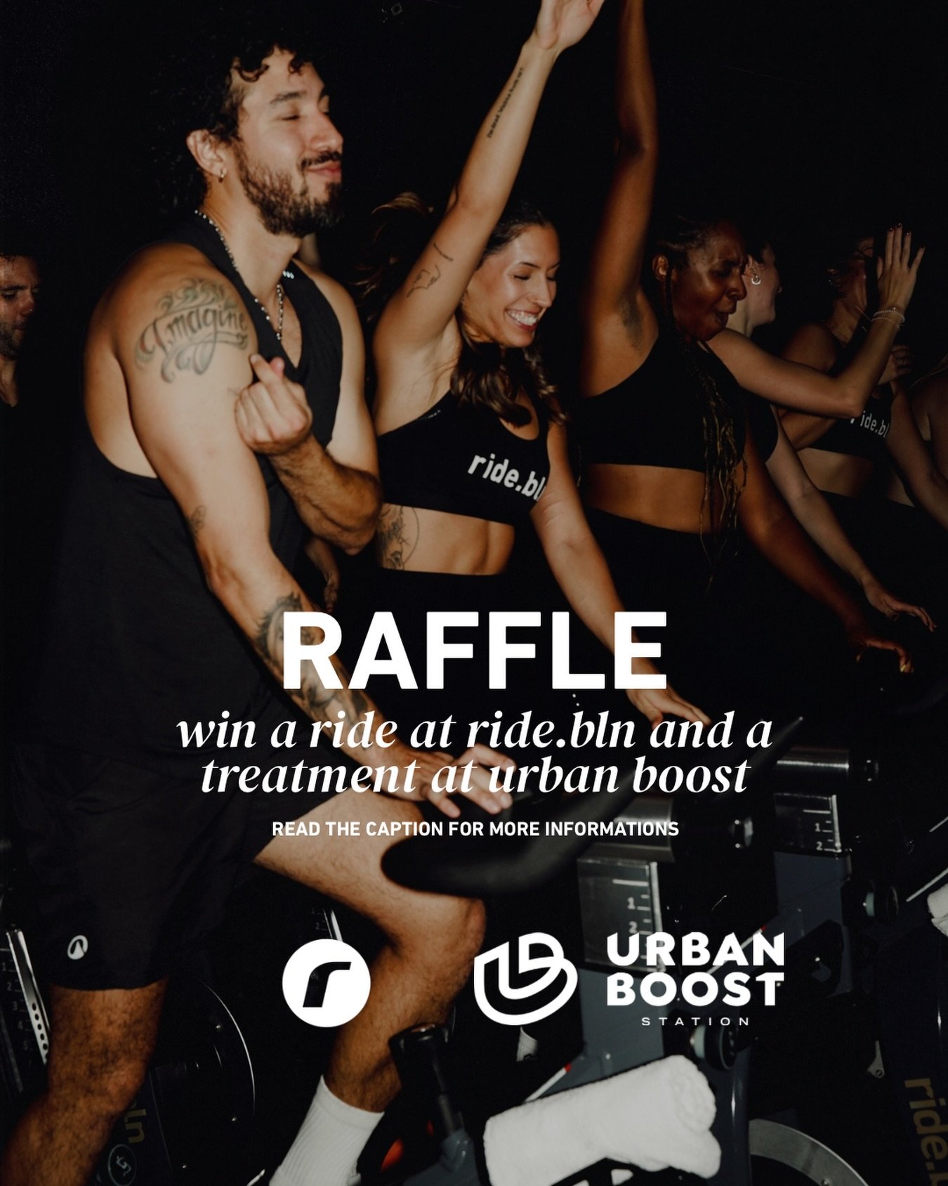 RIDE &amp; RECOVER 💙 your chance to win a ride at @ride.bln &amp; a cold chamber treatment @urbanbooststation 
how to participate: 
1. follow both accounts on instagram 
2. like this post 
3. comment, what your fav recovery after a tough ride workou