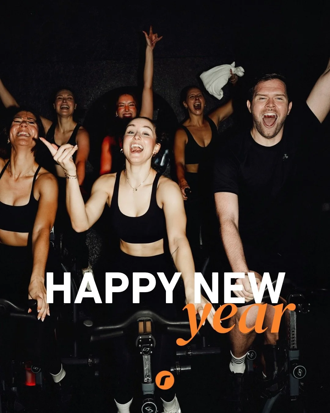 happy new year team ride.bln 🧡 to many more sweats, hey-heys, rides, energy &amp; growth ✨