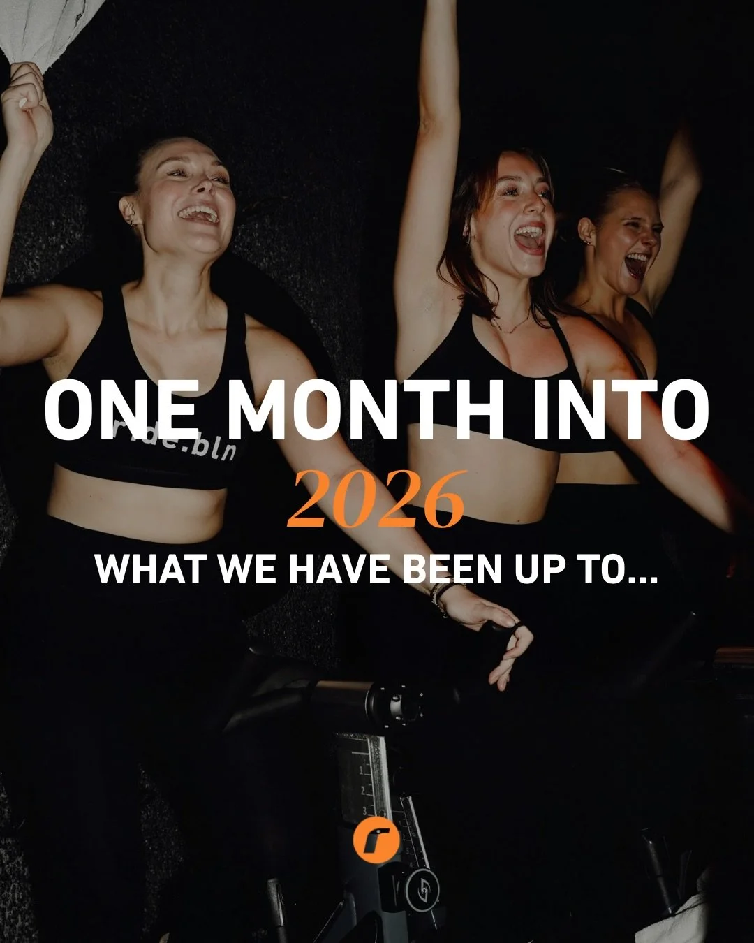 january recap 🧡 
#indoorcycling #workout #recap
