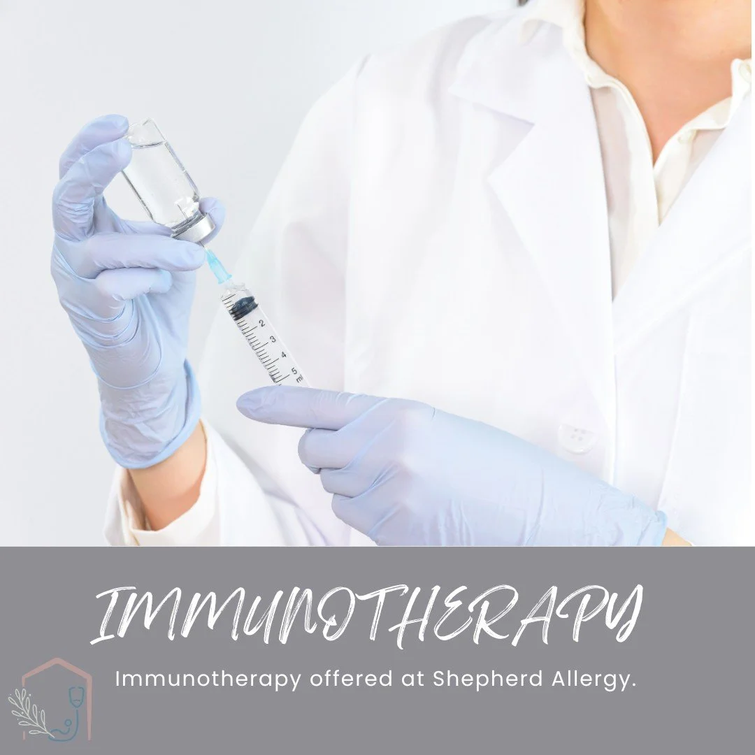 🌿 What Immunotherapy Looks Like in Real Life 🌿

At Shepherd Allergy, Dr. Meagan Shepherd helps patients go beyond just managing symptoms &mdash; with allergy immunotherapy (allergy shots or drops).

✨ It&rsquo;s a personalized plan designed to retr