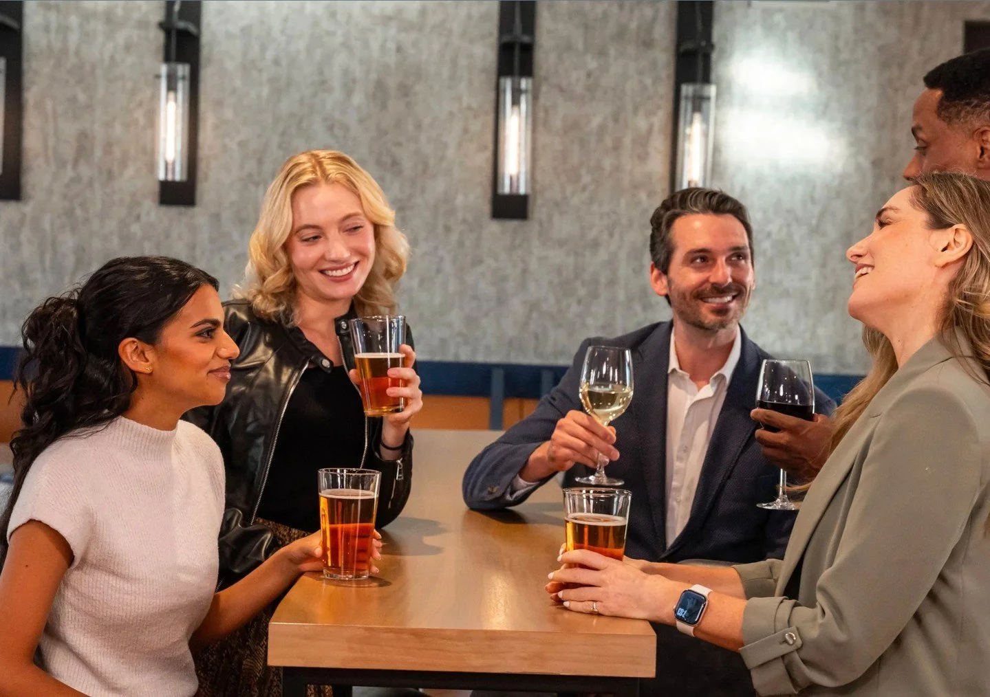 "Visited last night with a party of 8. The restaurant is modern spacious and very comfortable. The food and drinks were excellent, with the best mussels I have tasted in Maine. The chef even came out to ask us if we enjoyed our meal - nice touch