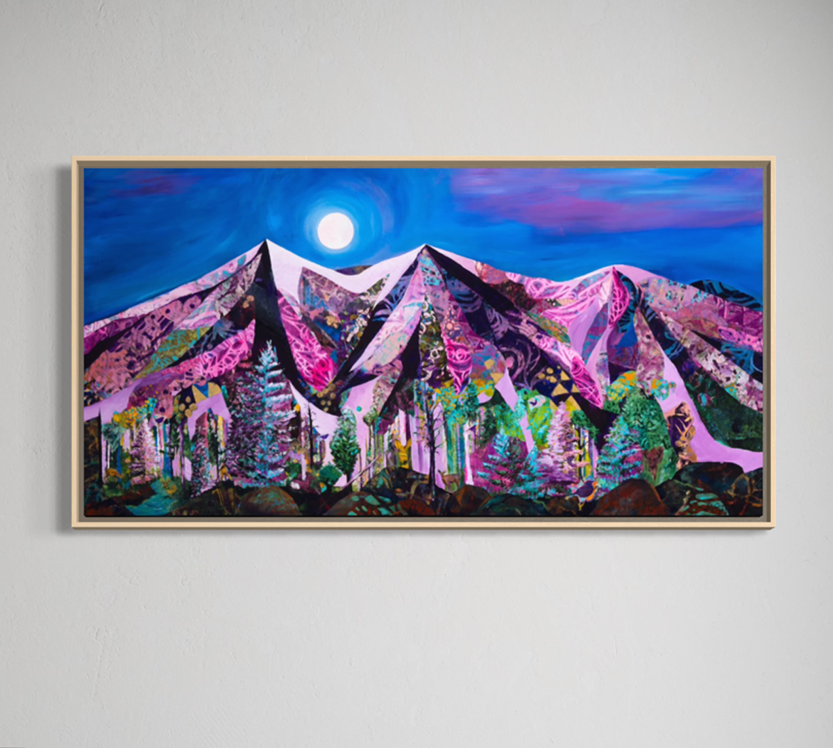 Under a Full Moon   |   24" x 48"