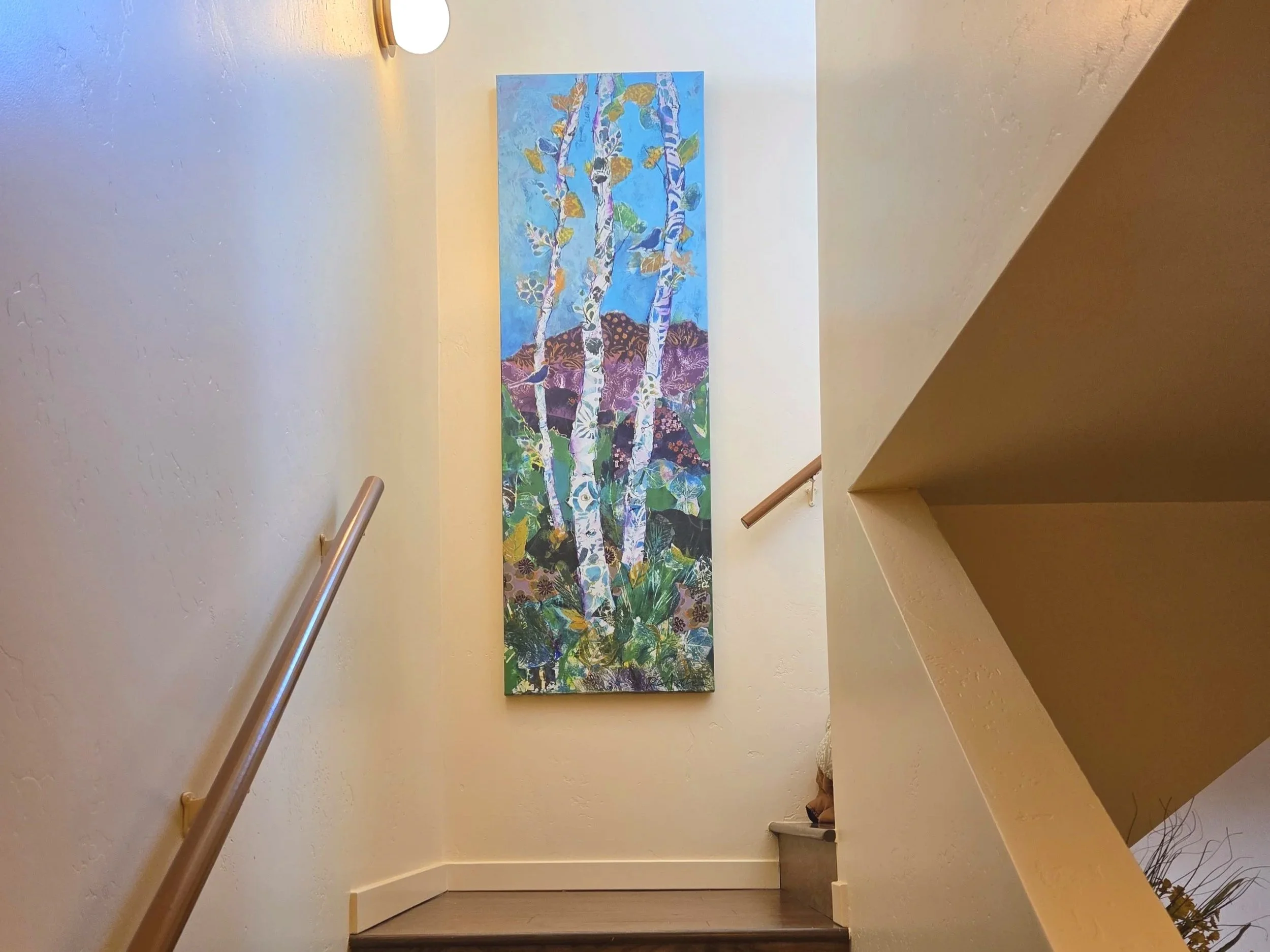 Aspen Trees Vertical Art