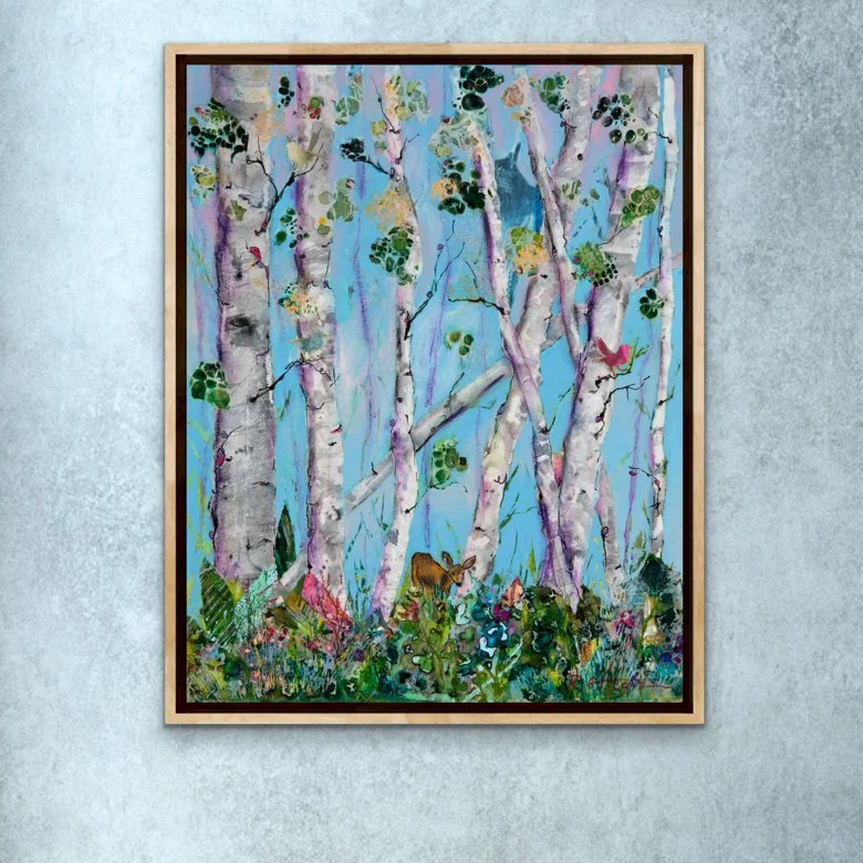 Aspen Tree Painting