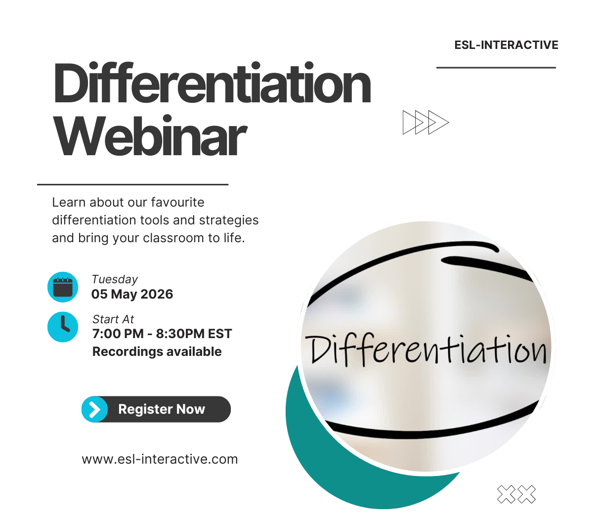 Differentiation Webinar