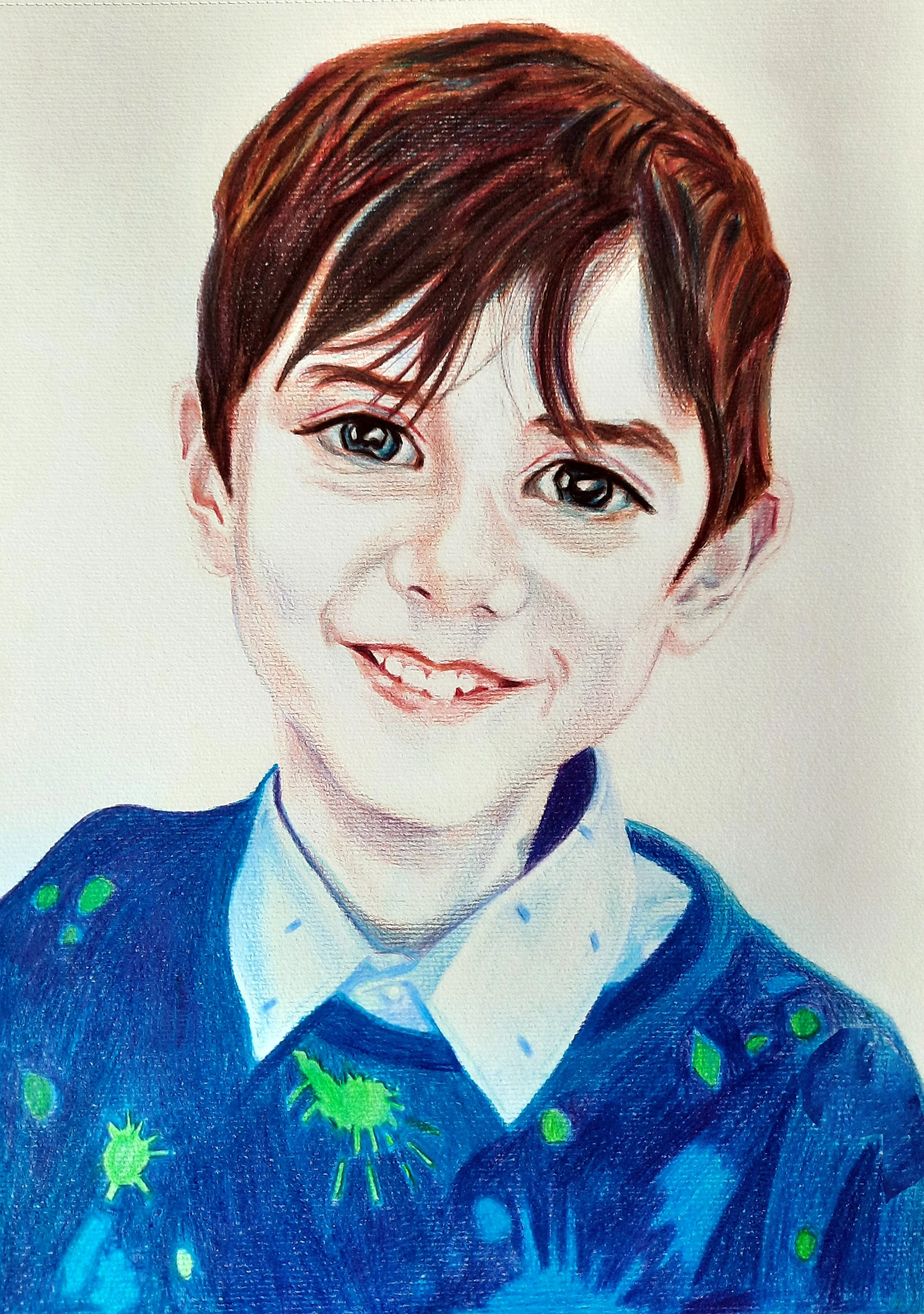 Special Birthday Boy Commission (Oil Polychromos)