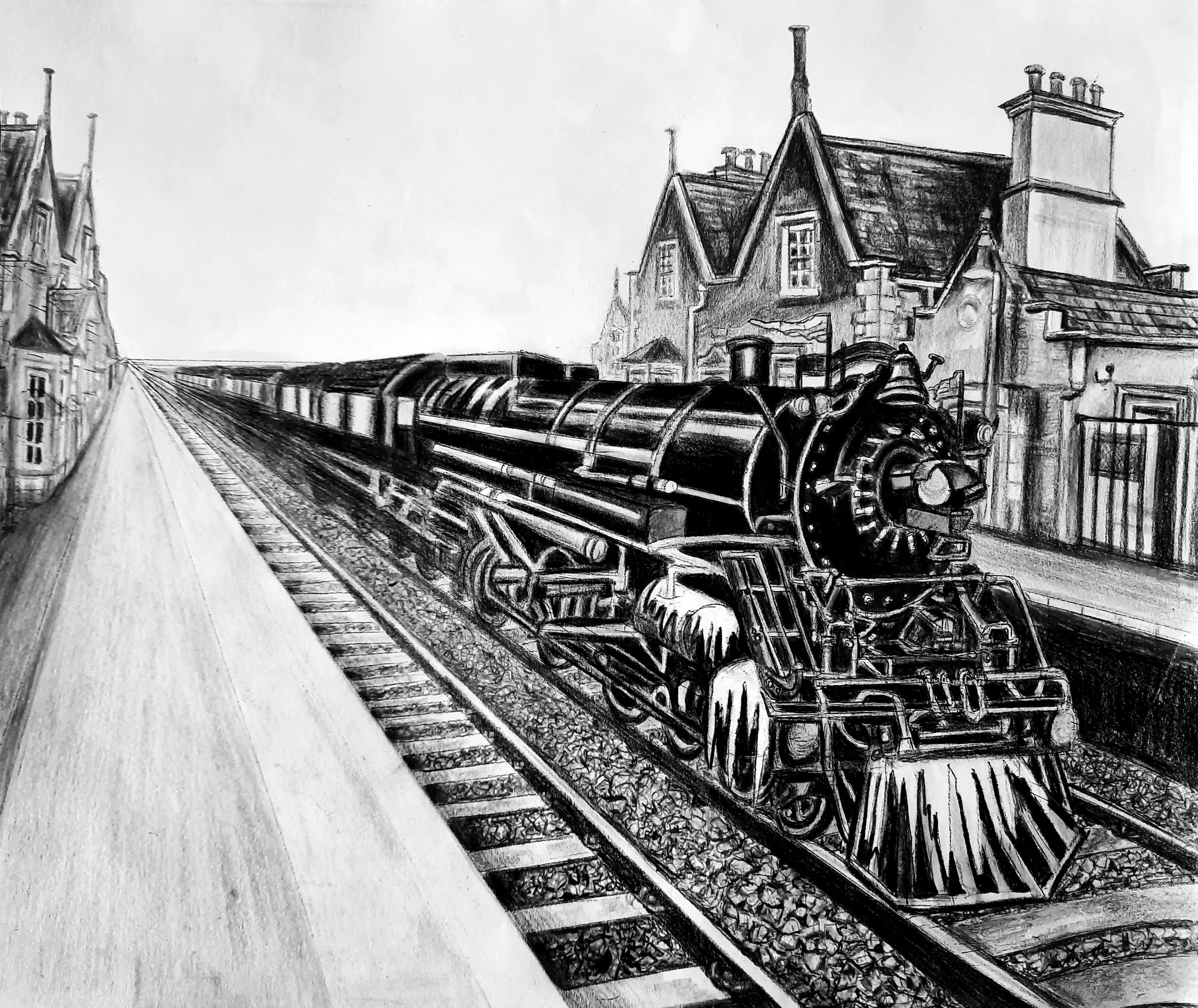 Hyper Real Layout Polar Express Theme (Graphite Pencil 2B and 6B)