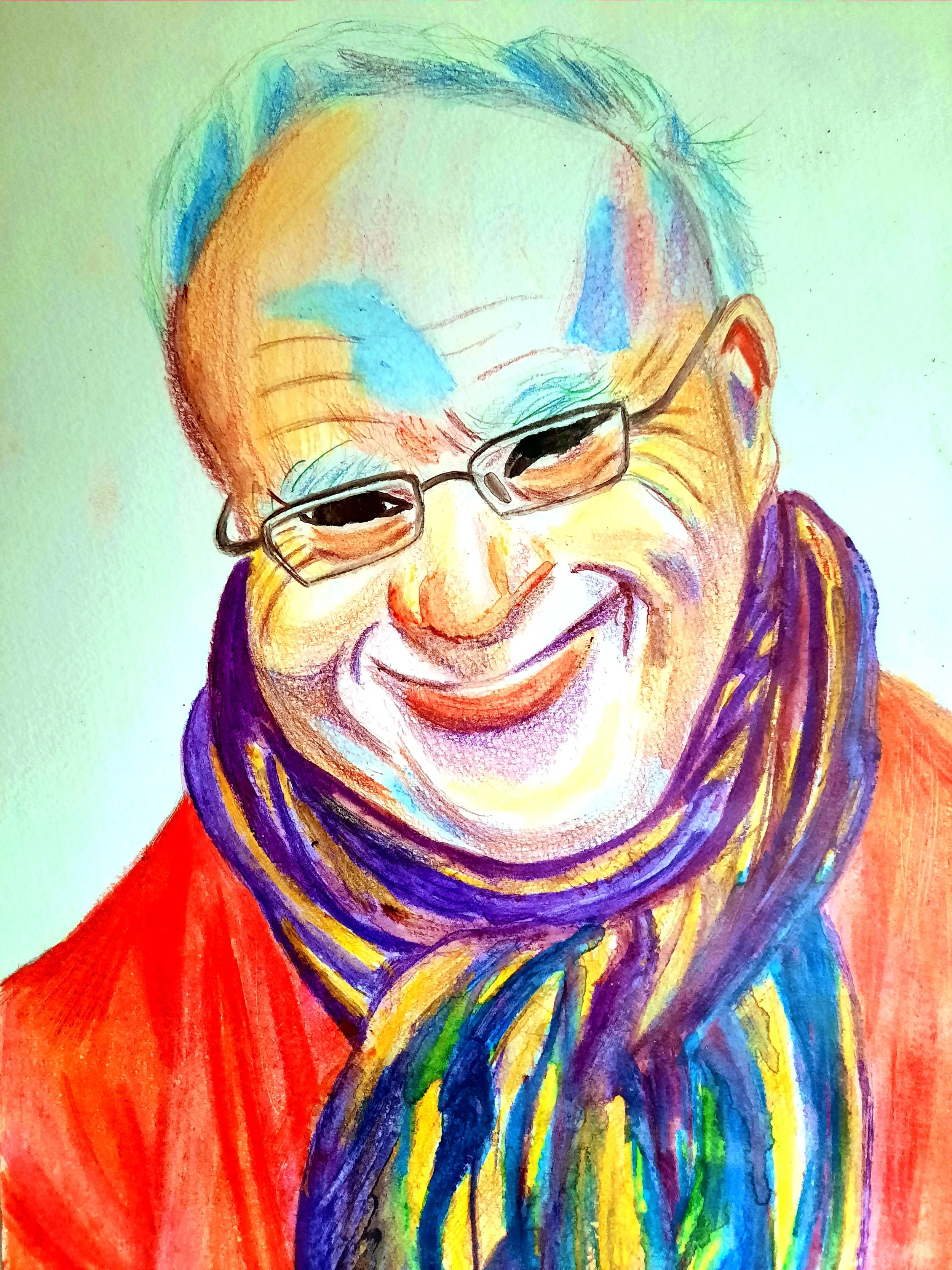 Smiley Tony (Watercolours)