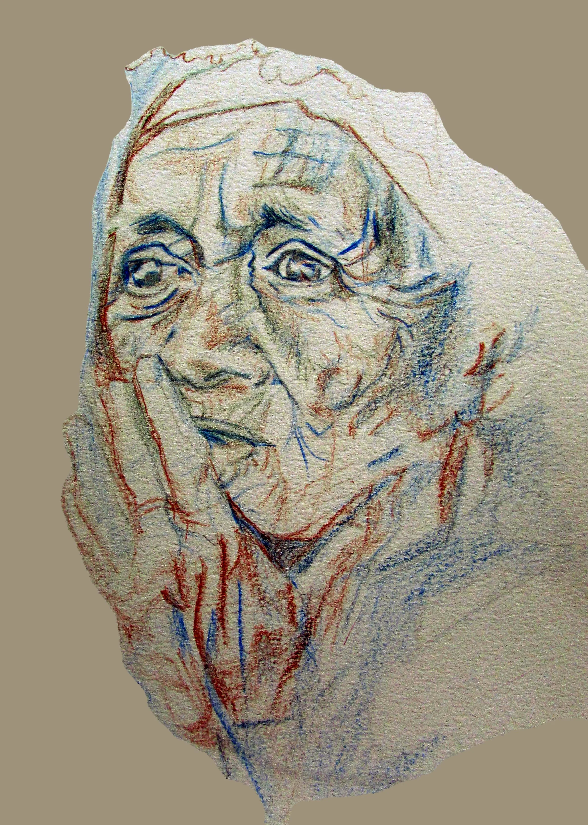 Shock (Watercolours and Polychromos, Limited Palette)