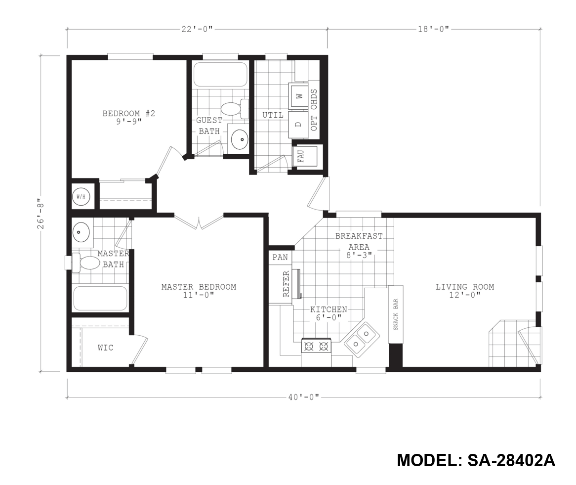 SA-28402A floor plan