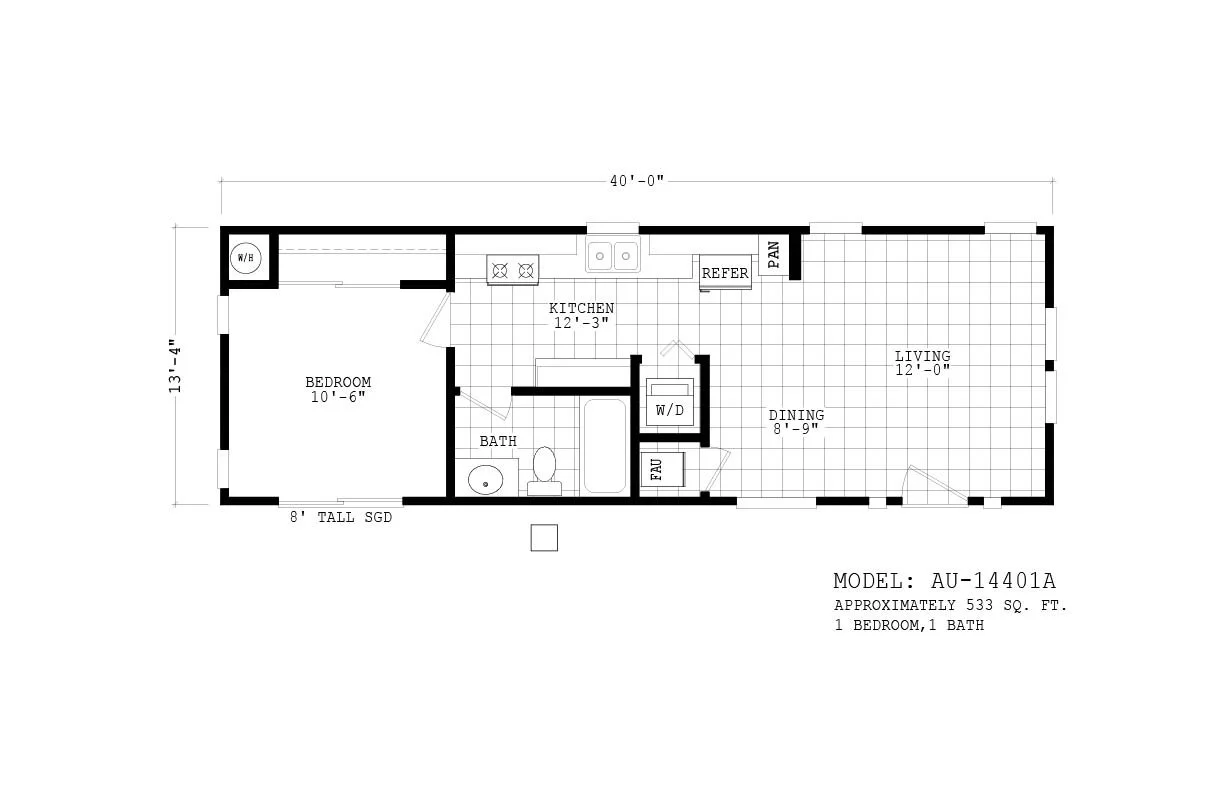 AU-14401A floor plan