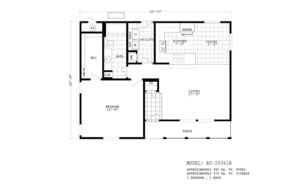 AU-28361A floor plan