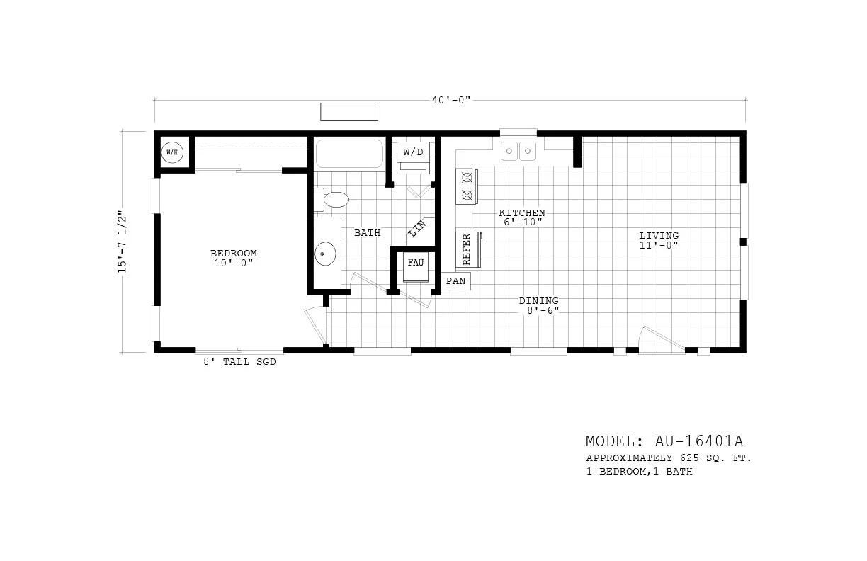 AU-16401A floor plan