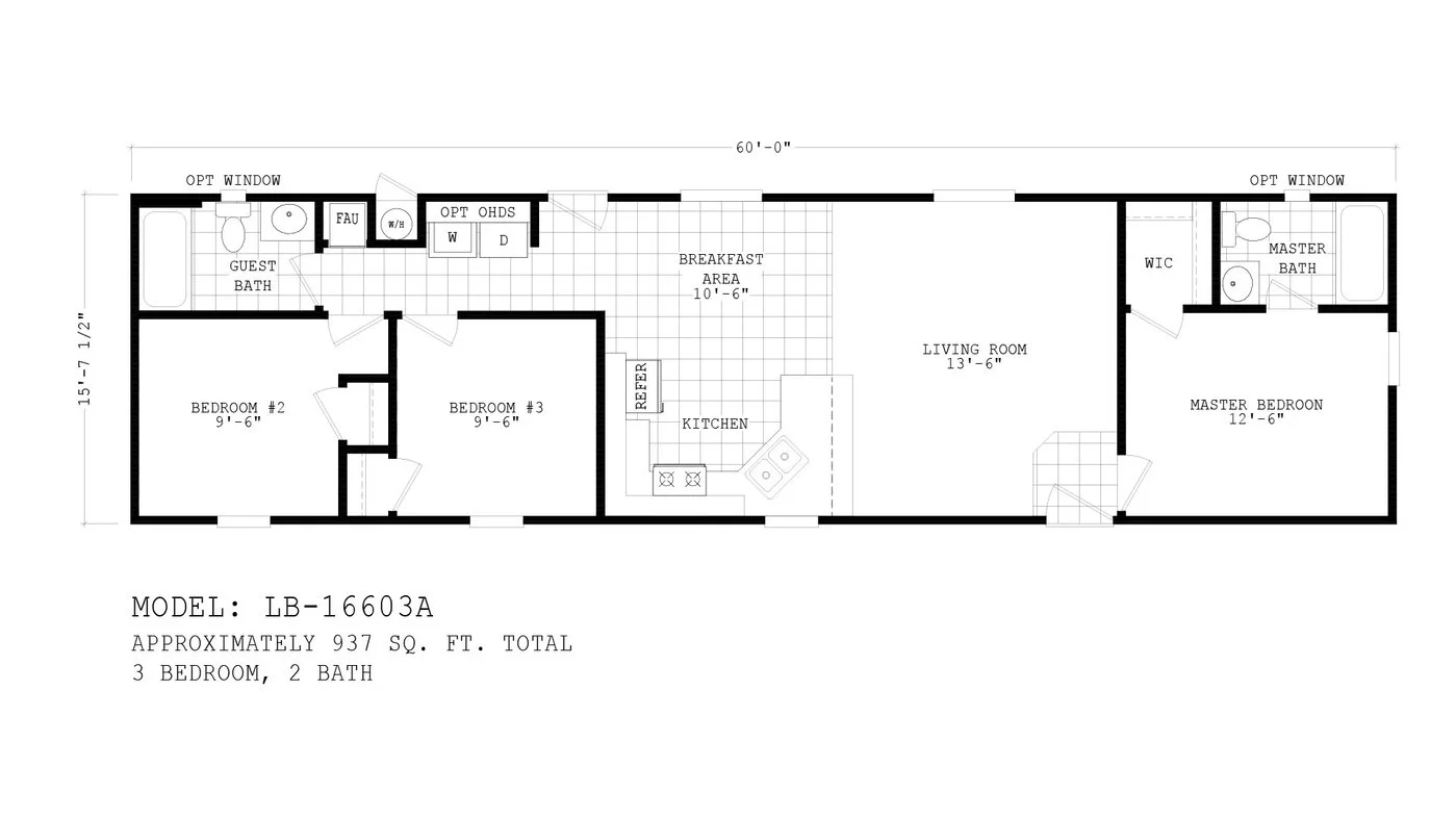 LB-16603A floor plan