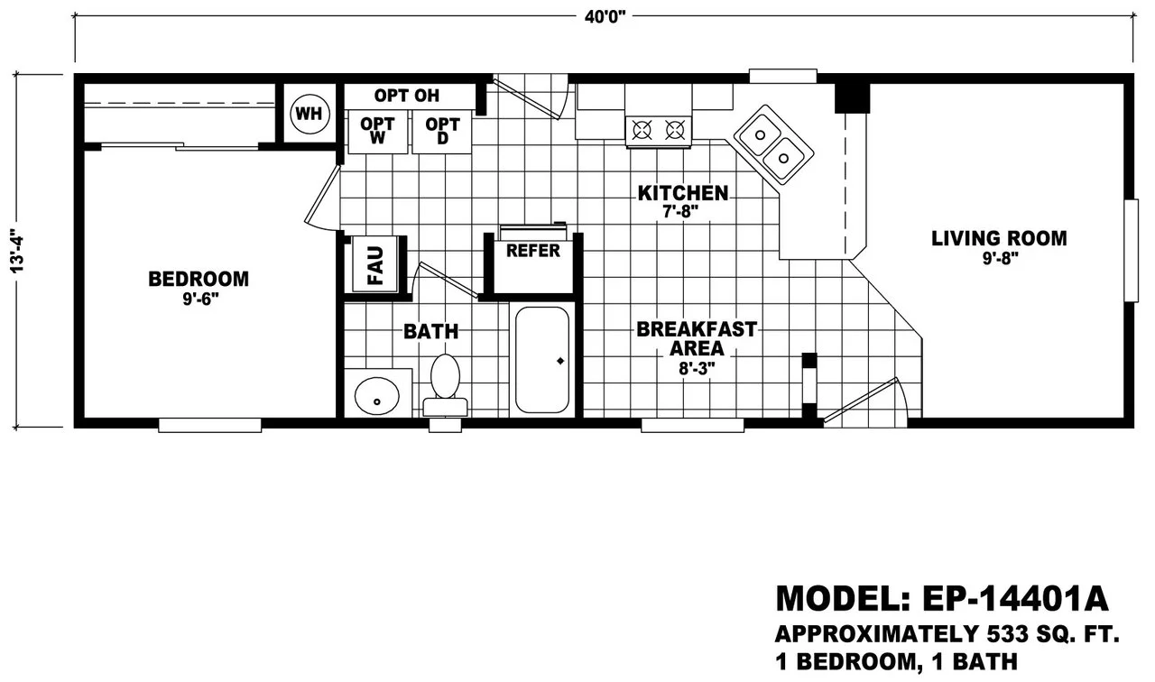 EP-14401A floor plan