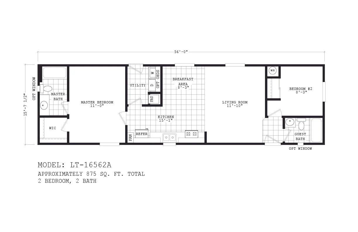 LT-16562A floor plan