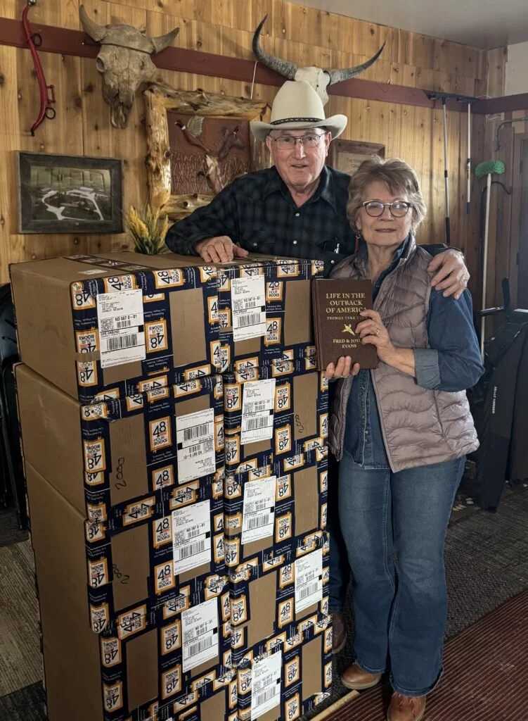 Fred and Joyce Evans - Authors of Life in the Outback of America