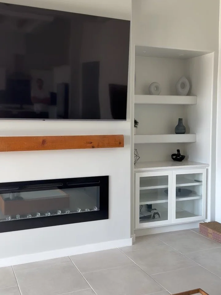 Before and after pictures of a local installation. The client couldn&rsquo;t be any happier 😌

This was a straightforward interior cladding installation where some of the existing entertainment components had to be removed so we can complete our ins