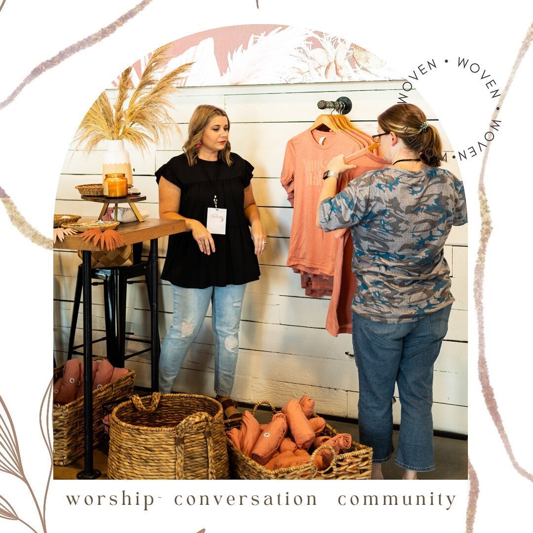 We can&rsquo;t wait for our favorite weekend of the year!  WOVEN WOMENS CONFERENCE- Friday and Saturday, September 8 &amp; 9 at the Rock Church in Conway as we dive into the word, into conversation and into community.  We will kick off Friday night a