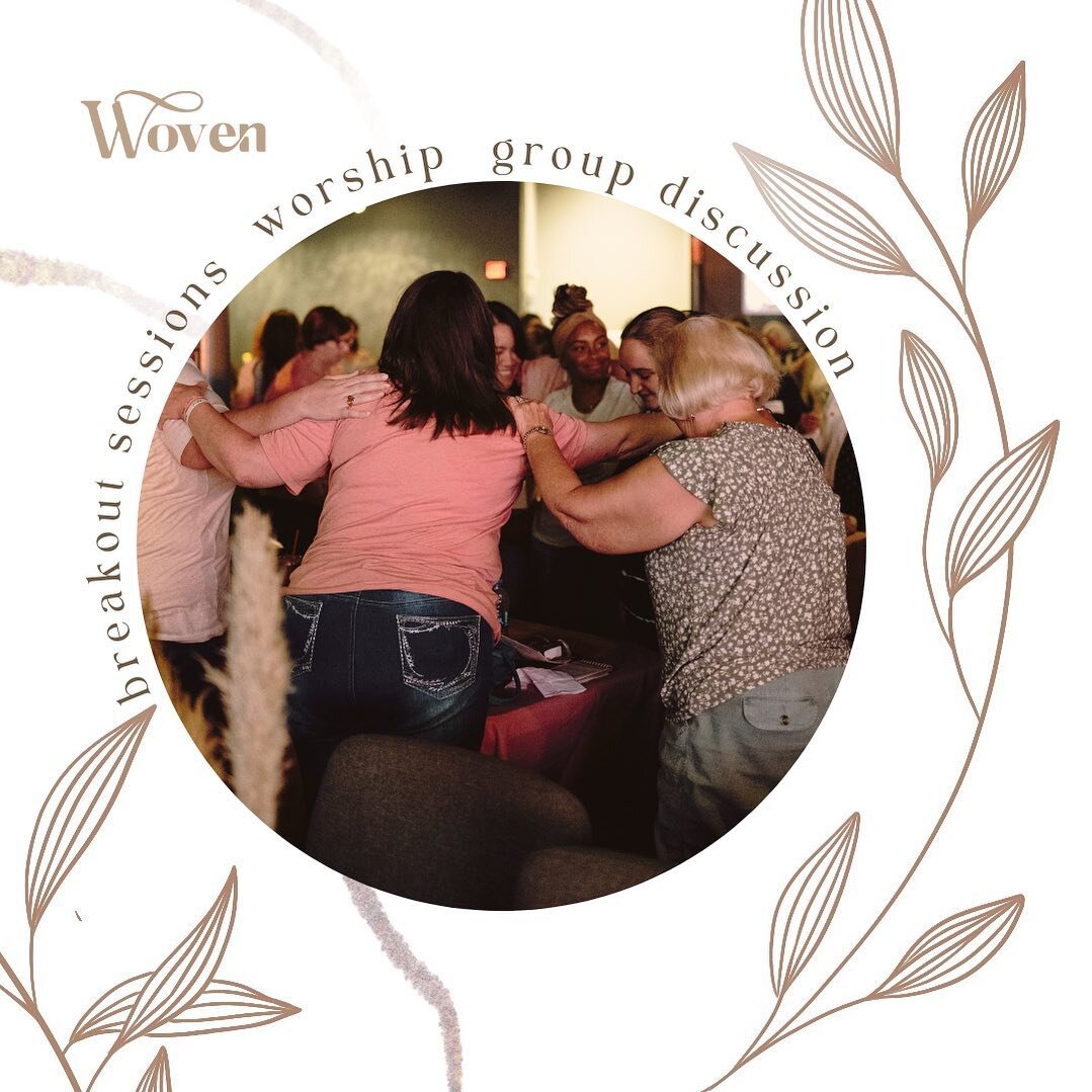 🌾𝓡𝓮𝓰𝓲𝓼𝓽𝓮𝓻 𝓝𝓸𝔀!🌾
.
We can&rsquo;t wait for our favorite weekend of the year!  WOVEN WOMENS CONFERENCE- Friday and Saturday, September 8 &amp; 9 at the Rock Church in Conway as we dive into the word, into conversation and into community.  